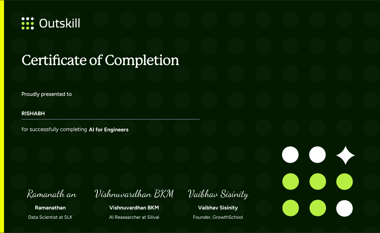 AI For Engineers — Outskill