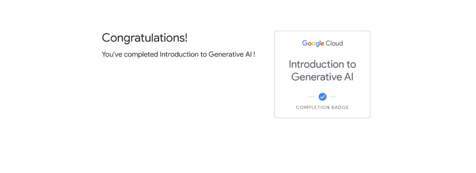 Introduction to Generative AI — Google Cloud